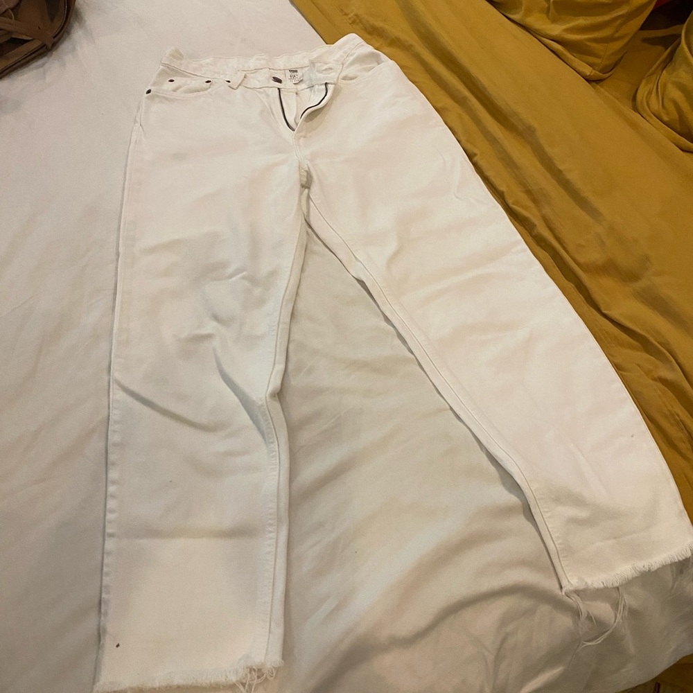 Levi's White 512 Slim Fit Tapered Leg Jeans Classic Style